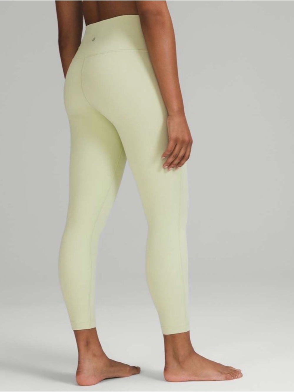 lululemon Wunder Under™ High-Rise Tight Crop Leggings in Creamy Mint Green Sz 4